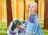 blue hound fairytale