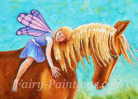 fairy on a horse